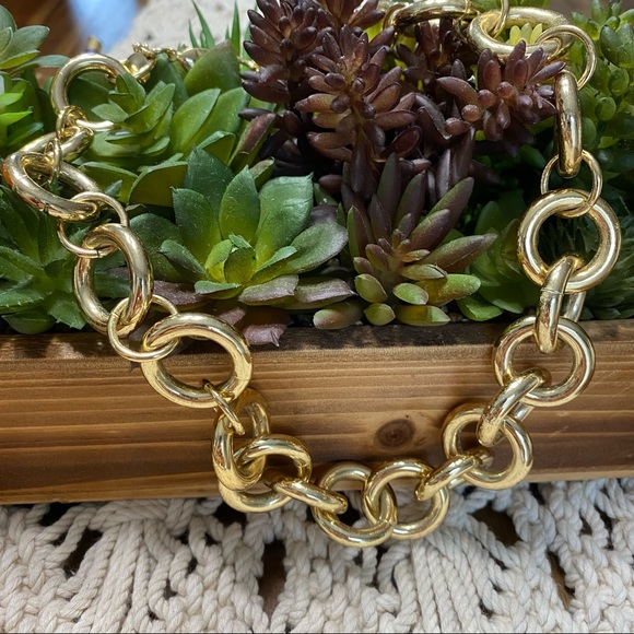 J. Crew Jewelry - 🎅🏼2/$30🍬J.Crew Gold chain statement necklace🍬#110